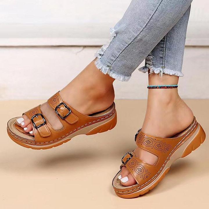 Walburga | Damen Sandalen Bequem für Alltag und Freizeit