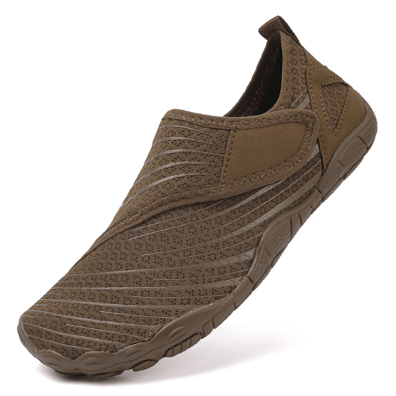 Gian | Herren Sportliche Slip-On Barfußschuhe mit atmungsaktivem Mesh