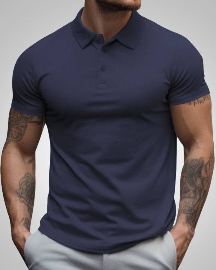 Alexis | Herren Slim-Fit Poloshirt Mit Kurzen Ärmeln