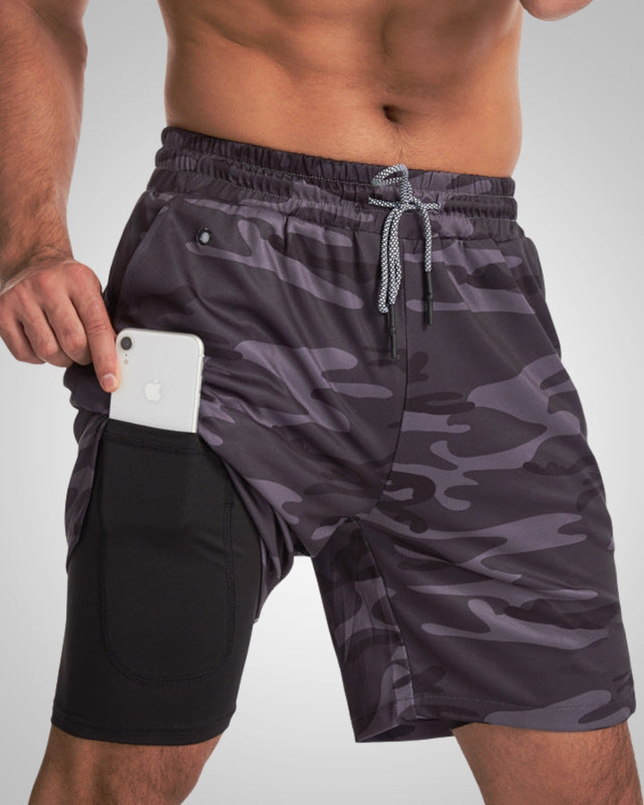 Rahul | Herren Sportliche Slim-Fit Badehose Mit Innenshorts