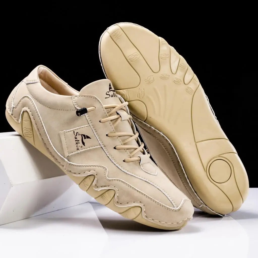 Alex | Elastische Schnürung Lässige Barfußschuhe