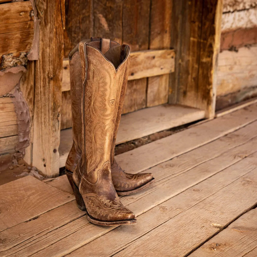Silja | Damen Casual Bestickte Western Cowboystiefel