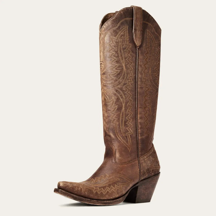 Silja | Damen Casual Bestickte Western Cowboystiefel