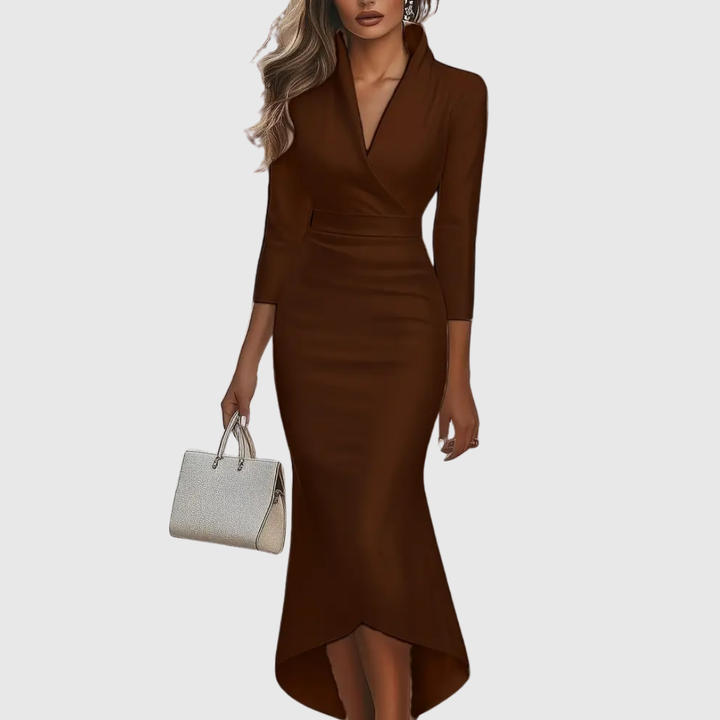 Marianne | Elegantes Wickelkleid mit V-Ausschnitt