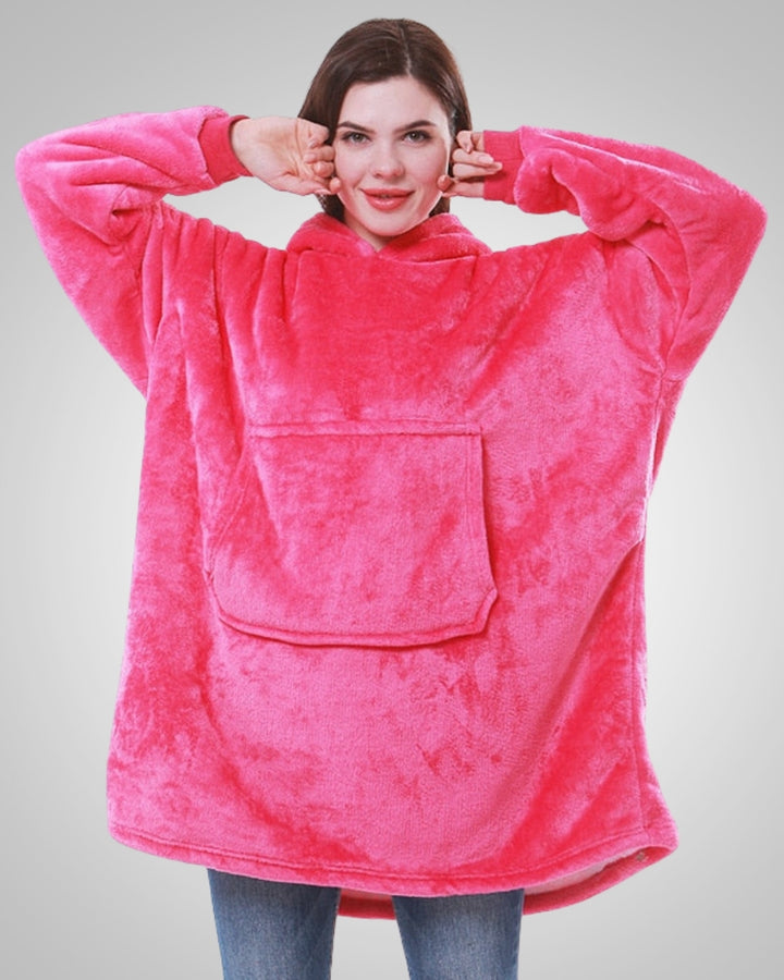 Gabriella | Damen Oversized Decken Hoodie mit Reissverschluss