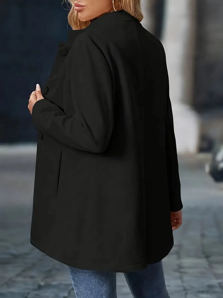 Lia | Damen Eleganter Herbstmantel mit Knöpfen