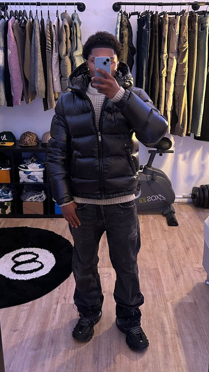 Robert | Herren Warme Steppjacke mit Kapuze