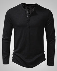 Micah | Herren Klassisches Slim Fit Henleyshirt