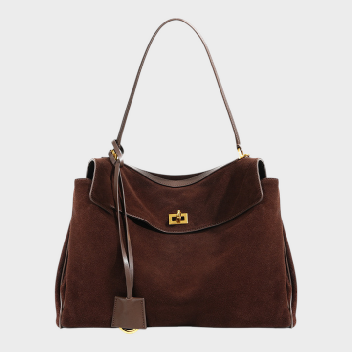 Eva | Damen Zeitlose Leder Schultertasche