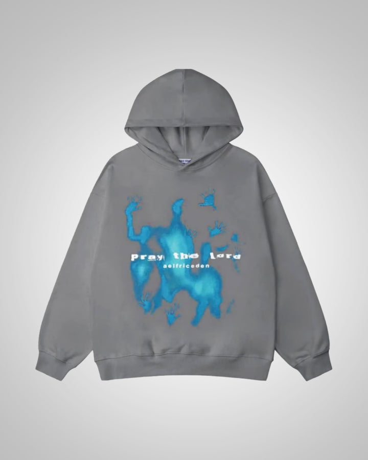 Valentin | Herren Bedruckter Oversized Hoodie