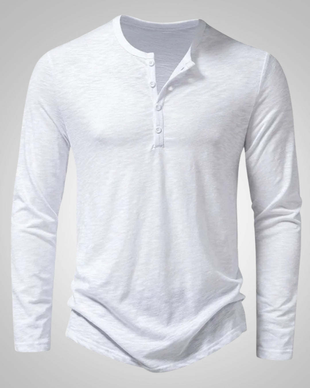 Micah | Herren Klassisches Slim Fit Henleyshirt