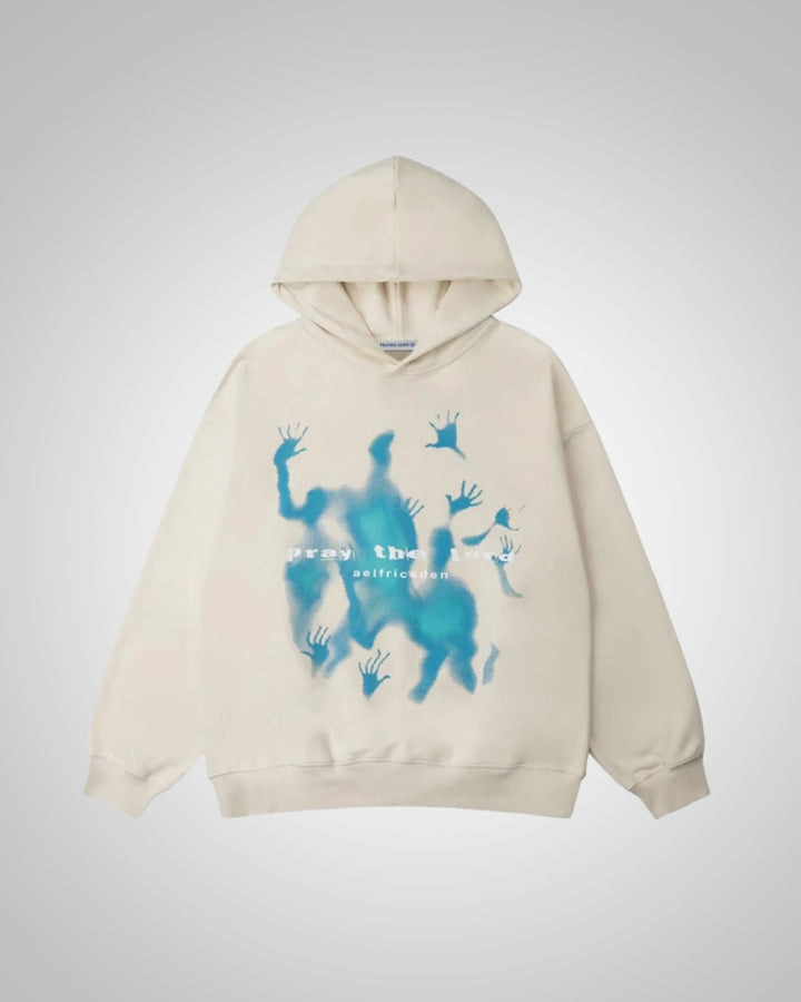 Valentin | Herren Bedruckter Oversized Hoodie