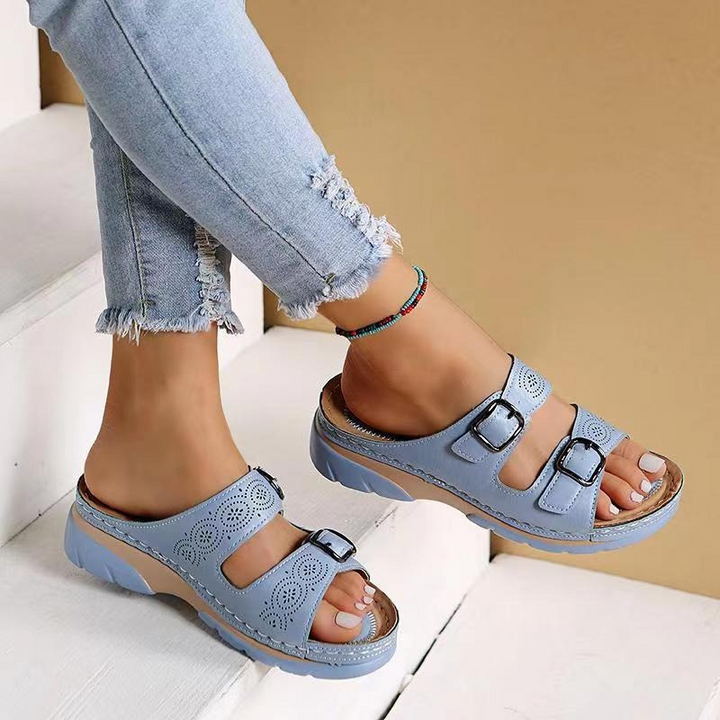 Walburga | Damen Sandalen Bequem für Alltag und Freizeit