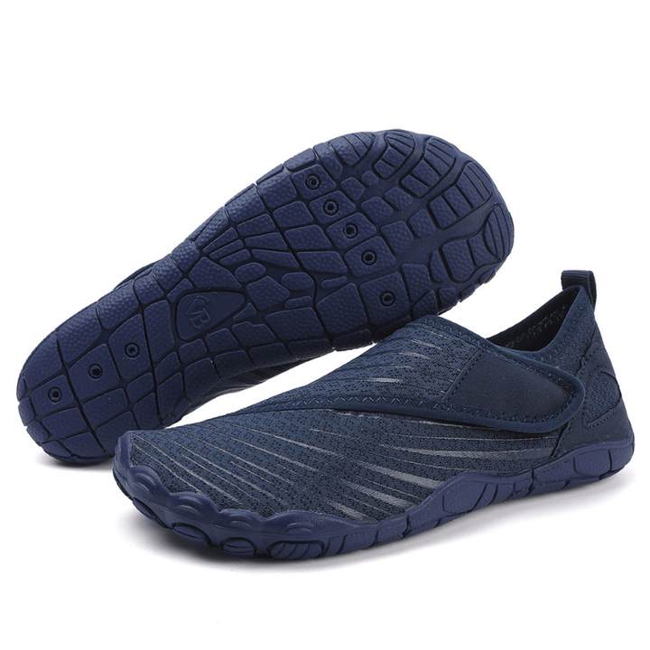 Gian | Herren Sportliche Slip-On Barfußschuhe mit atmungsaktivem Mesh