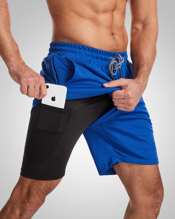 Rahul | Herren Sportliche Slim-Fit Badehose Mit Innenshorts