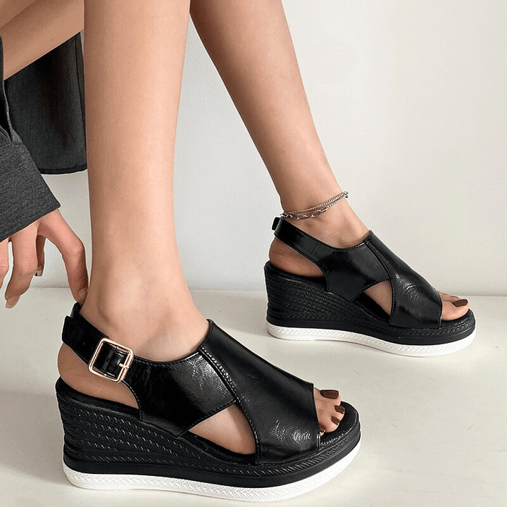 Rosina | Damen Sommer Orthopädische Plateausandalen