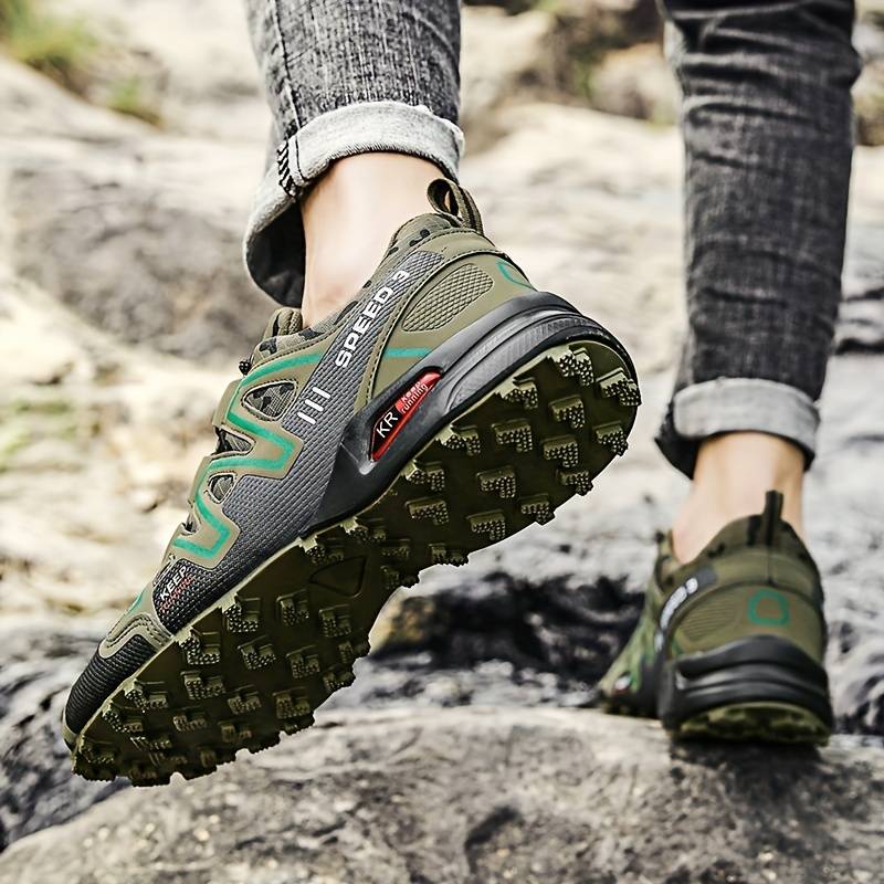Leon | Unisex Schnürung Profilsohle Wanderschuhe