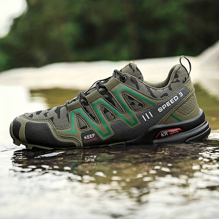 Leon | Unisex Schnürung Profilsohle Wanderschuhe