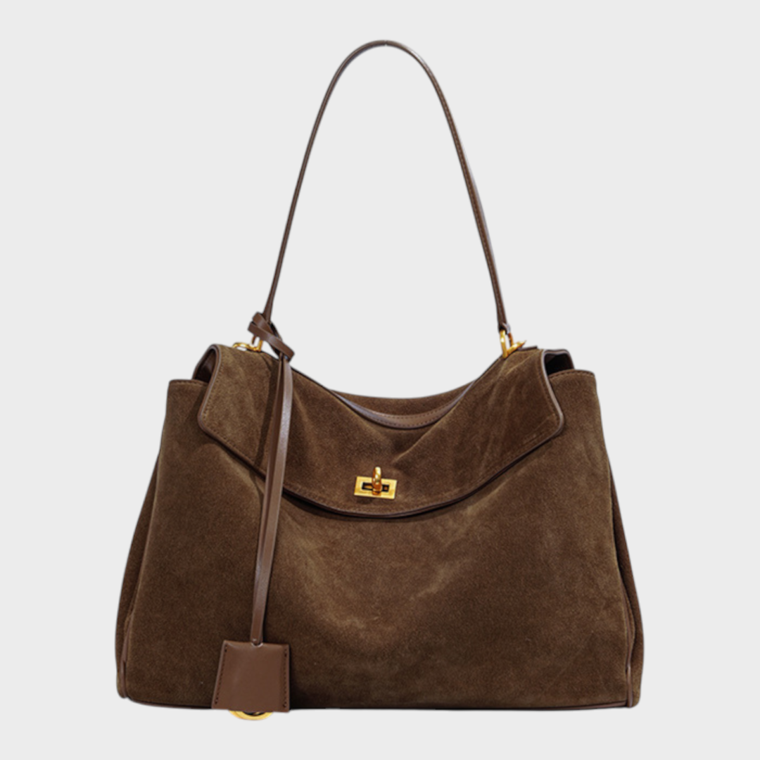 Eva | Damen Zeitlose Leder Schultertasche