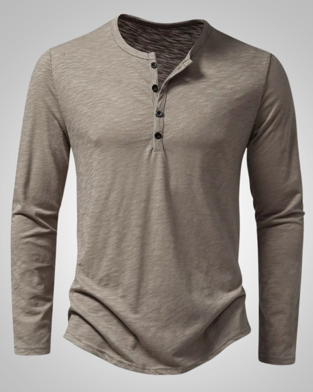Micah | Herren Klassisches Slim Fit Henleyshirt