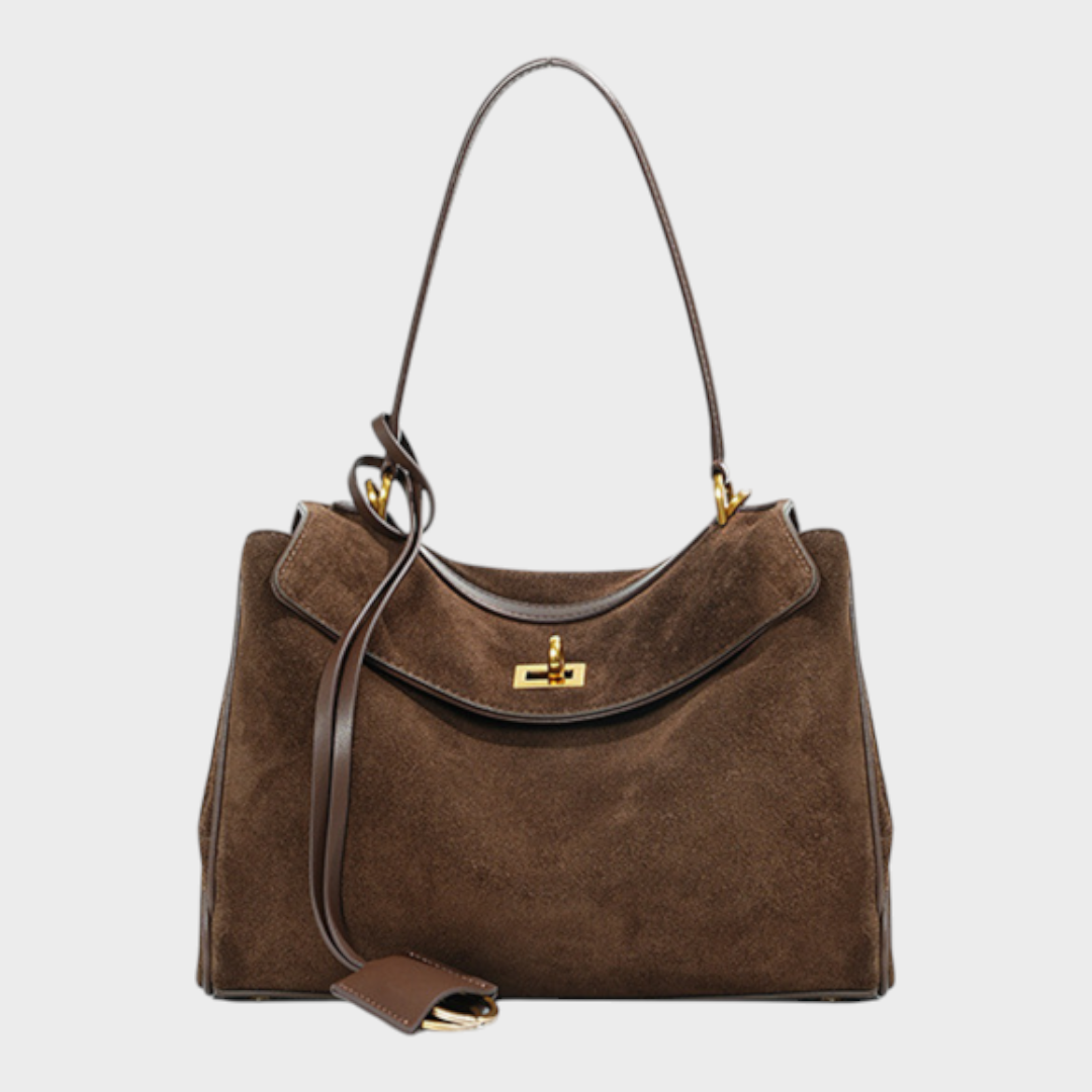 Eva | Damen Zeitlose Leder Schultertasche