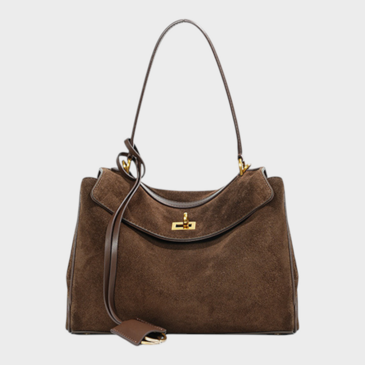 Eva | Damen Zeitlose Leder Schultertasche