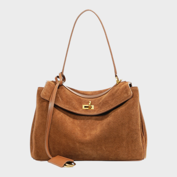 Eva | Damen Zeitlose Leder Schultertasche