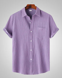 Silas | Herren Casual Leinen Sommerhemd