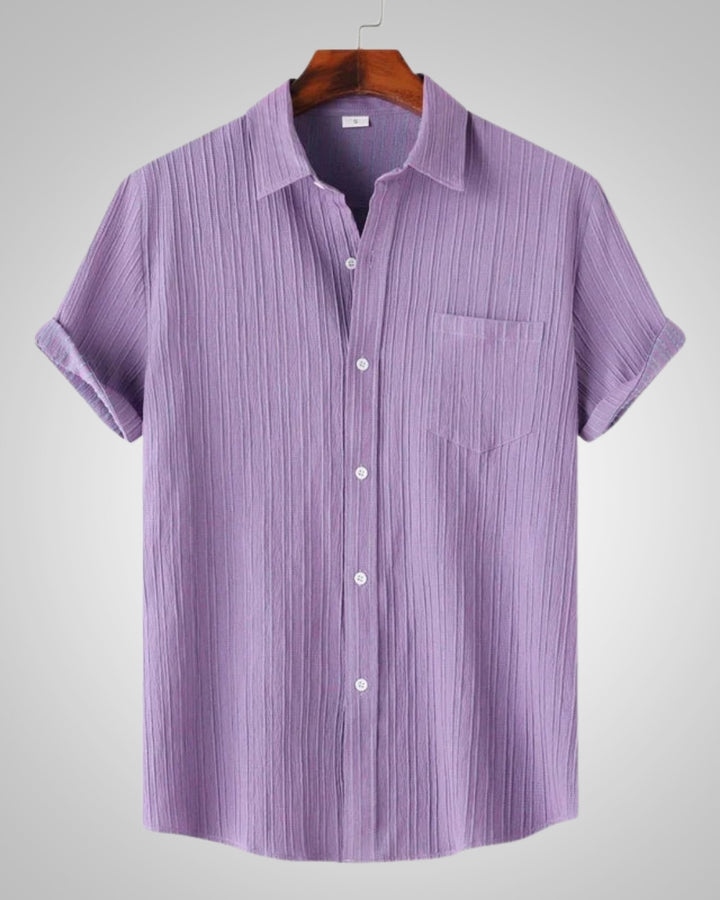 Silas | Herren Casual Leinen Sommerhemd