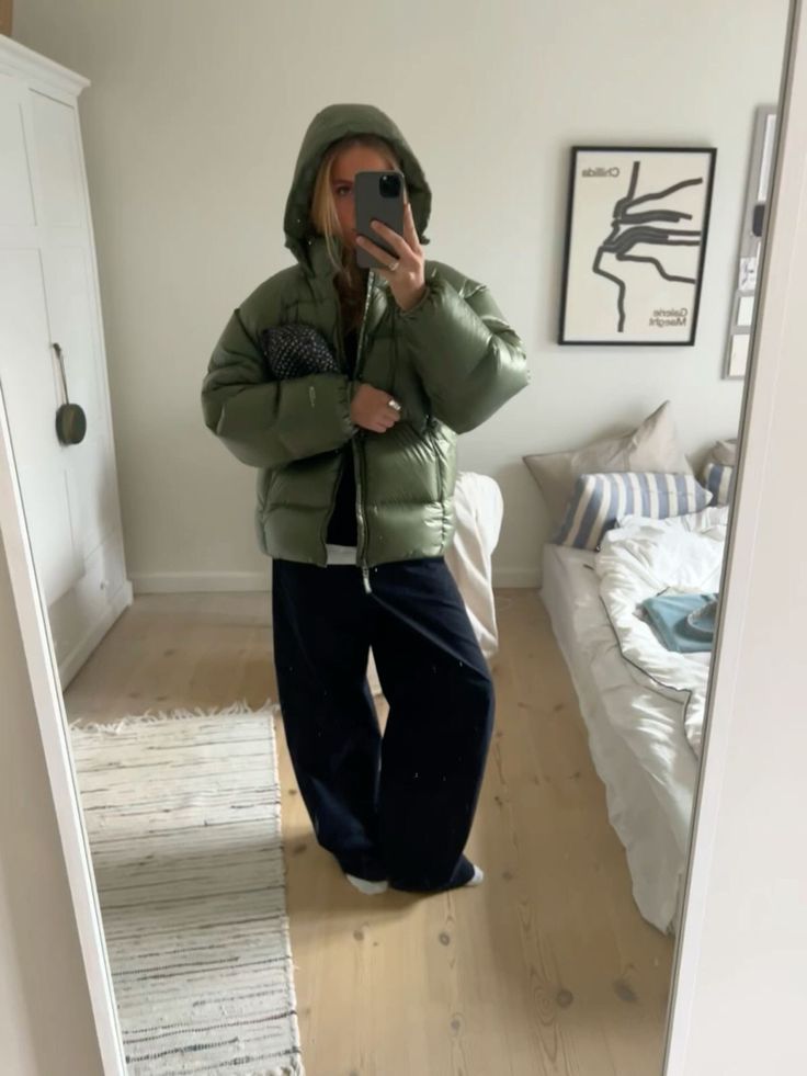 Robert | Herren Warme Steppjacke mit Kapuze