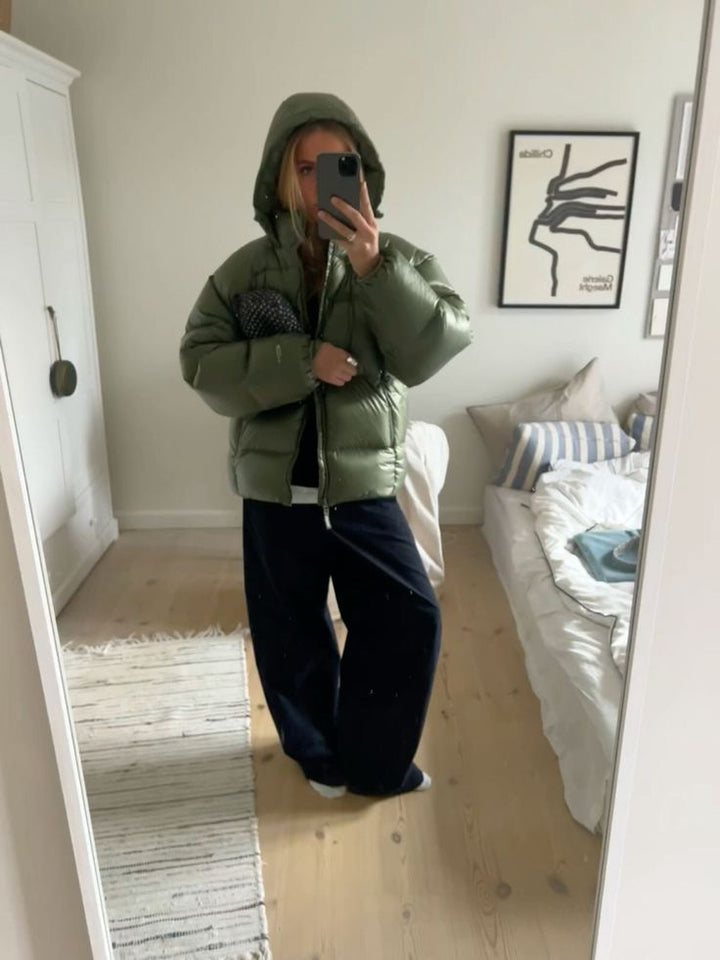 Robert | Herren Warme Steppjacke mit Kapuze