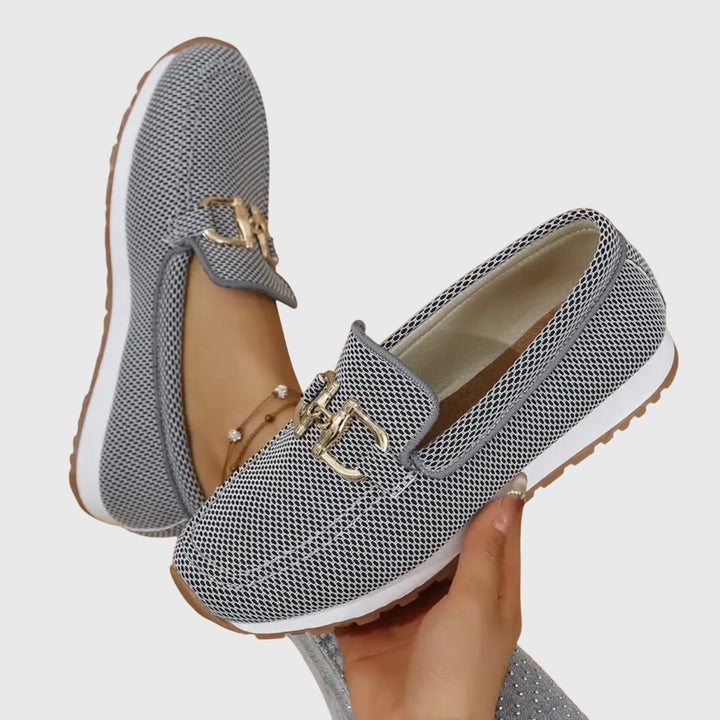 Camille | Damen Orthopädische Schnallen Loafer Schuhe