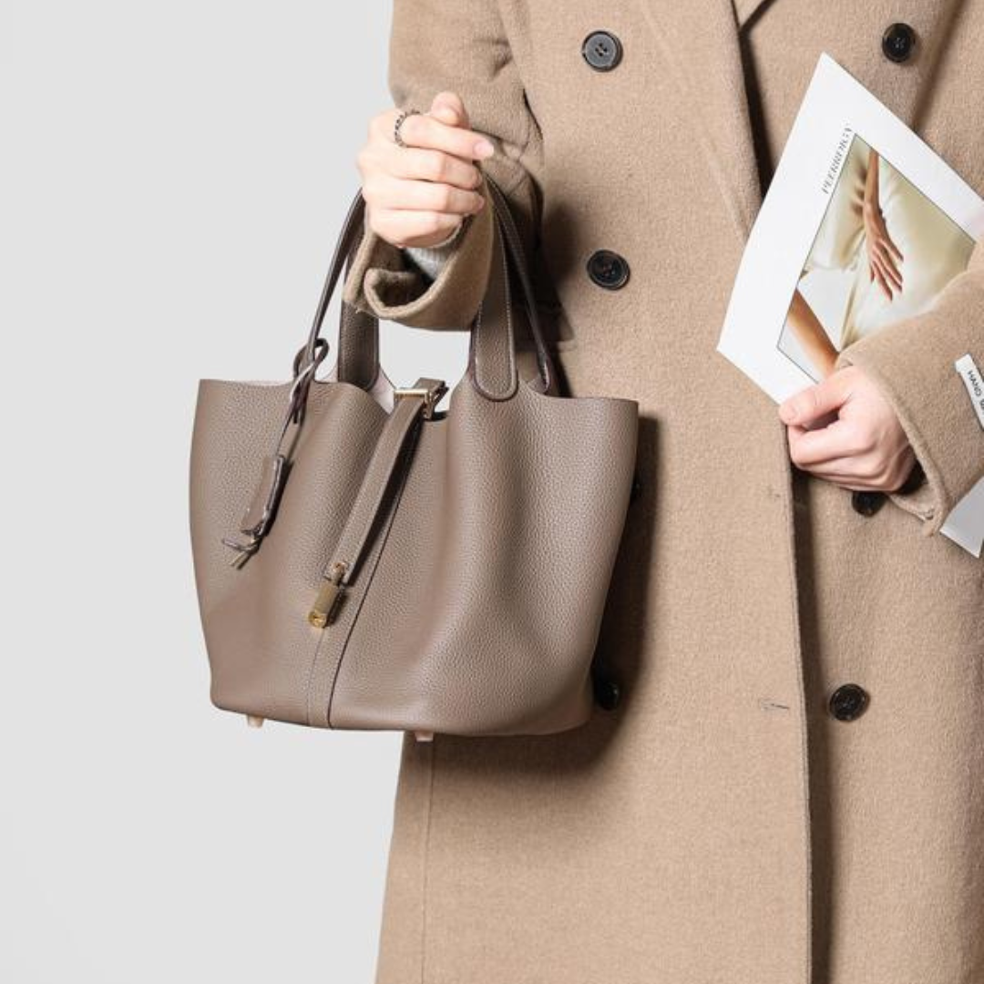 Andrea | Damen Elegante Kleine Leder Handtasche