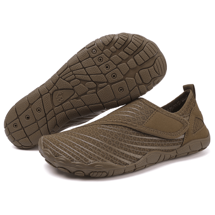 Gian | Herren Sportliche Slip-On Barfußschuhe mit atmungsaktivem Mesh