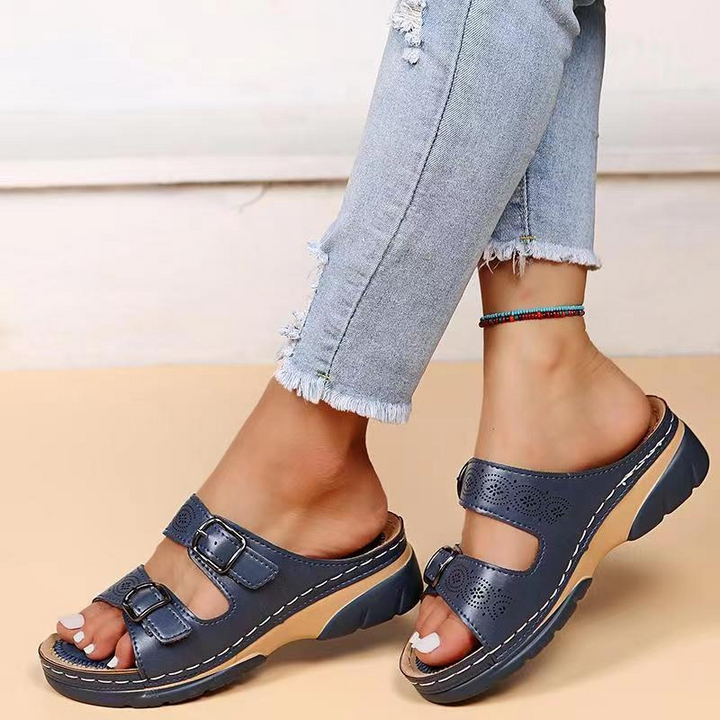 Walburga | Damen Sandalen Bequem für Alltag und Freizeit