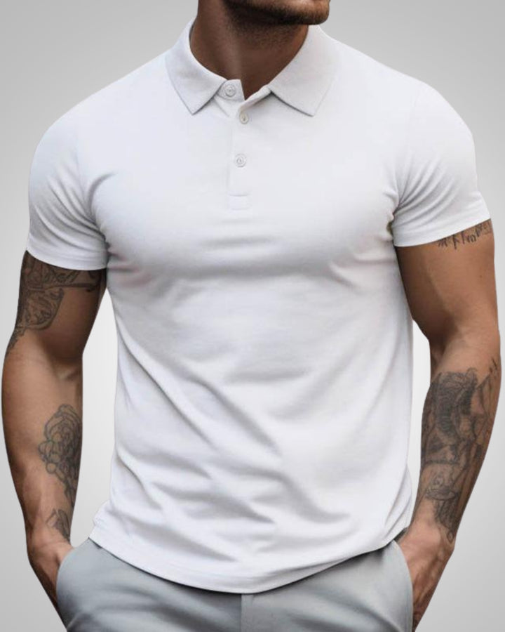 Alexis | Herren Slim-Fit Poloshirt Mit Kurzen Ärmeln