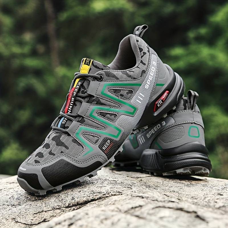 Leon | Unisex Schnürung Profilsohle Wanderschuhe