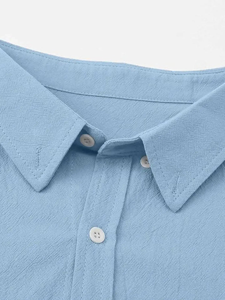 Kaeron | Herren Sommer Button Down Langarm Hemd