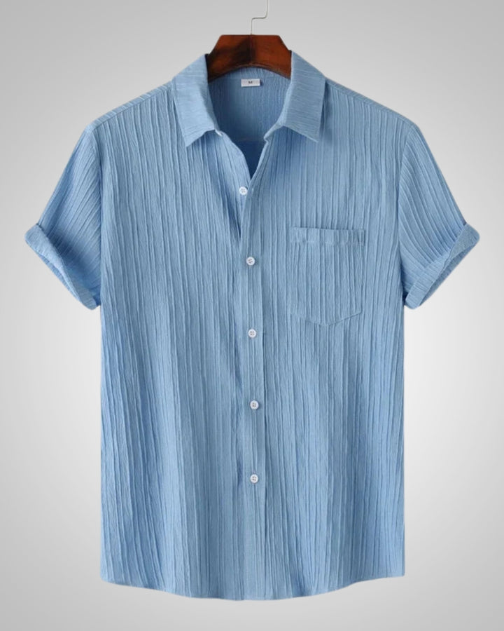 Silas | Herren Casual Leinen Sommerhemd