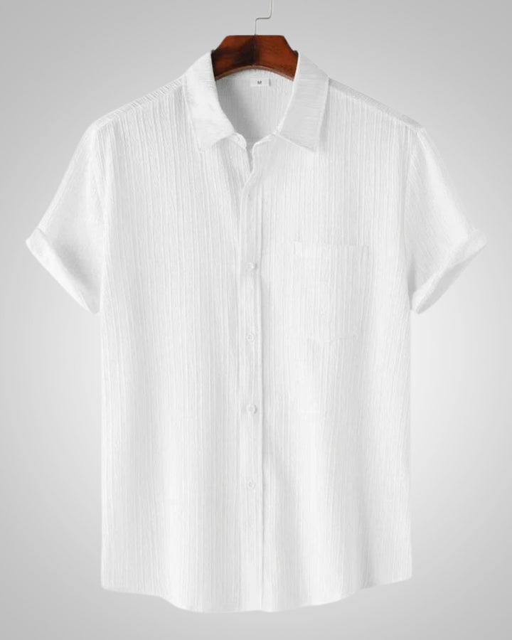Silas | Herren Casual Leinen Sommerhemd