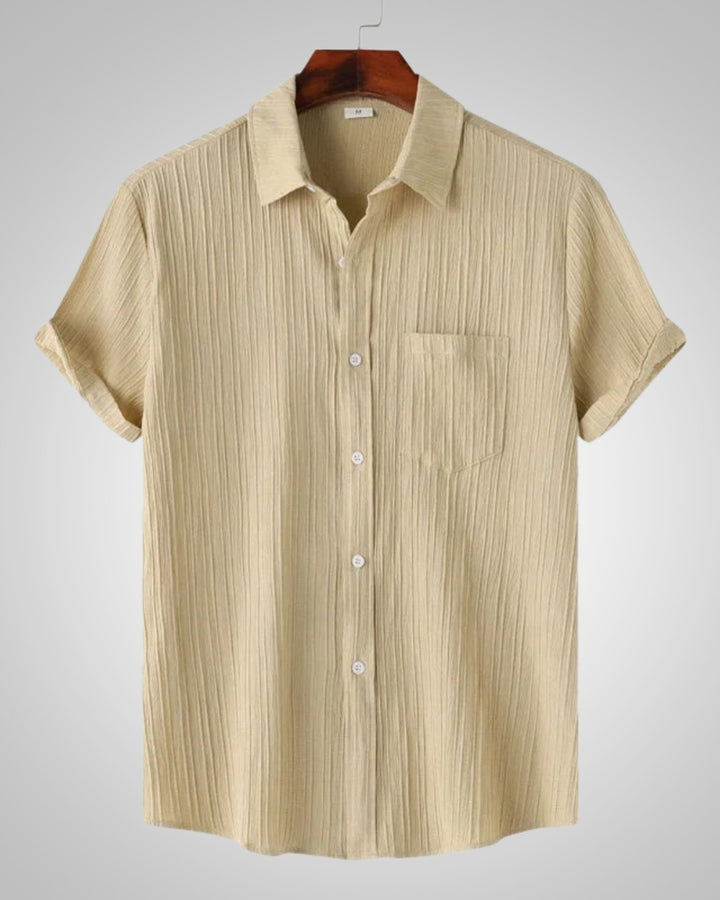 Silas | Herren Casual Leinen Sommerhemd