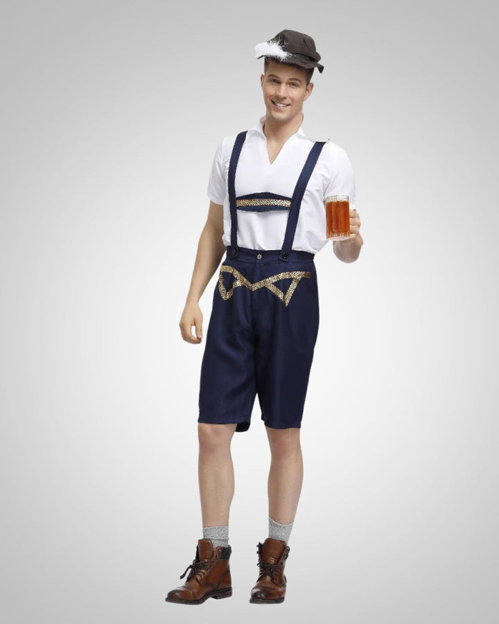 Benedikt | Herren Kurze Oktoberfest Lederhose