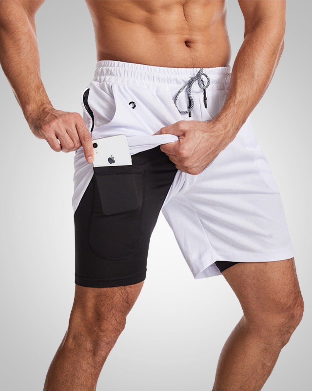 Rahul | Herren Sportliche Slim-Fit Badehose Mit Innenshorts