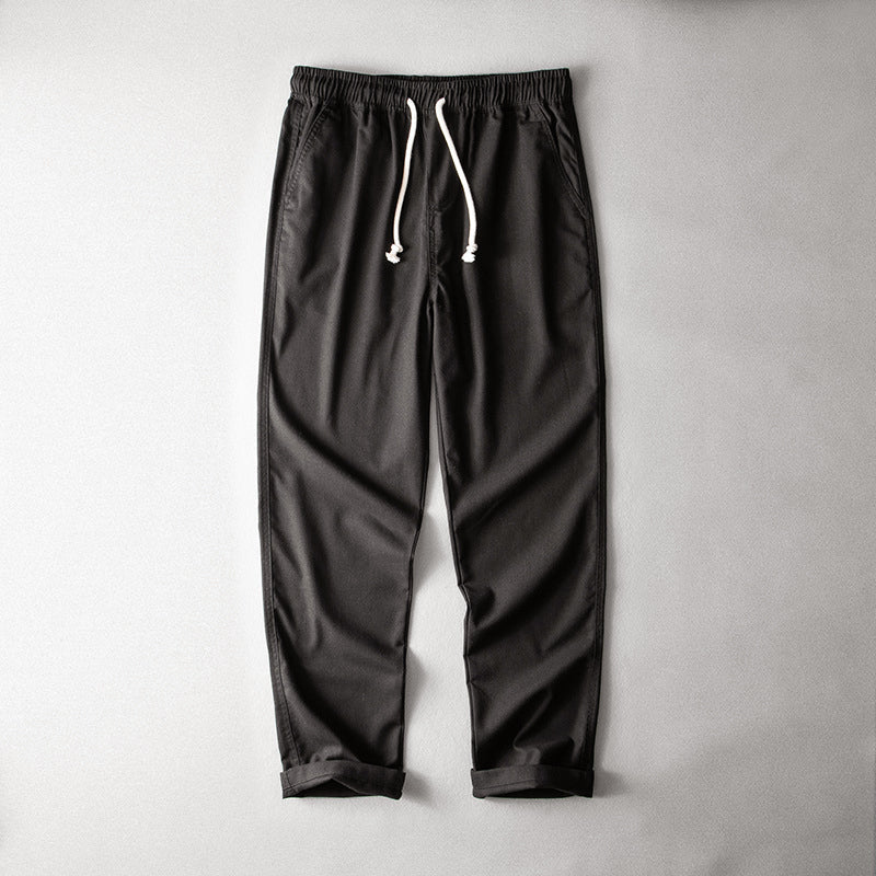 Peter | Herren Sommerliche Leinenhose Mit Kordelzug