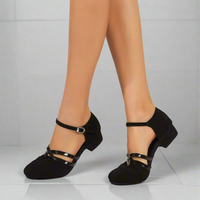 Lucia | Damen Orthopädische Niedriger Absatz Tanzschuhe