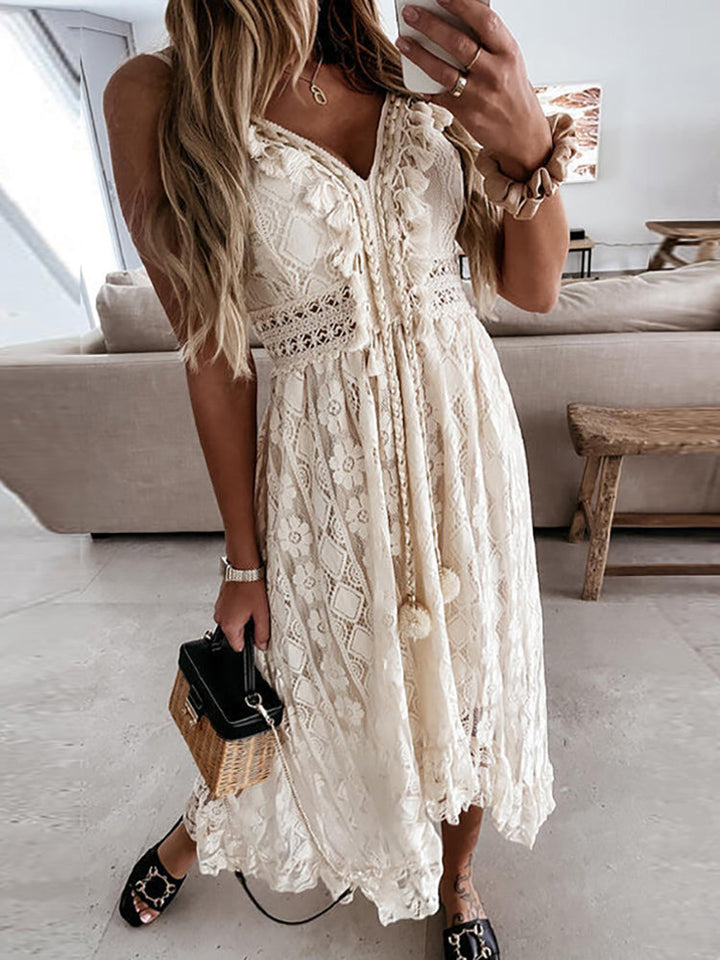 Uffe | Damen Elegantes Sommer Maxikleid | Stilvoll für festliche Anlässe