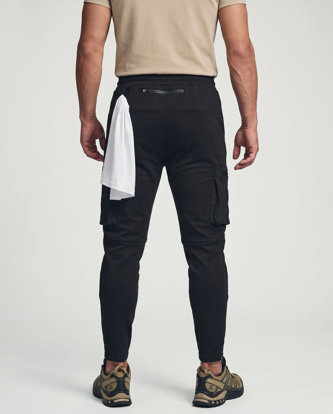 Declan | Herren Bequeme Slim Fit Cargo Jogginghose mit Kordelzug