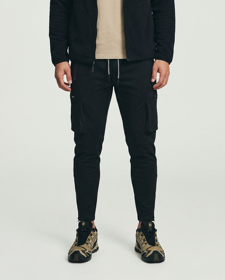 Declan | Herren Bequeme Slim Fit Cargo Jogginghose mit Kordelzug