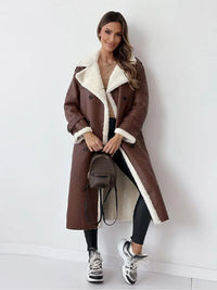 Brooklyn | Cappotto lungo da donna foderato con bottoni