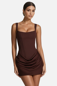 Sigrid | Damen Elegantes Mini Abendkleid